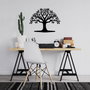 Wallity Monumental Tree 20 Escultura de Pared de Metal Negra